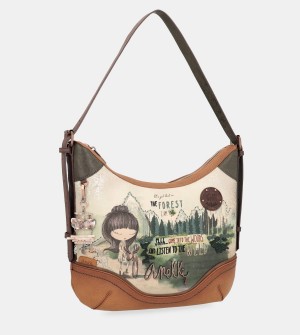 Bolsa De Hombro Anekke The Forest Oval Mujer | 4389256-MZ