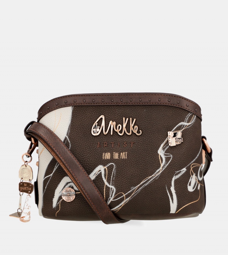 Bolsa De Hombro Anekke Nature Shodō Brown 3 Compartments Mujer | 4815672-OL