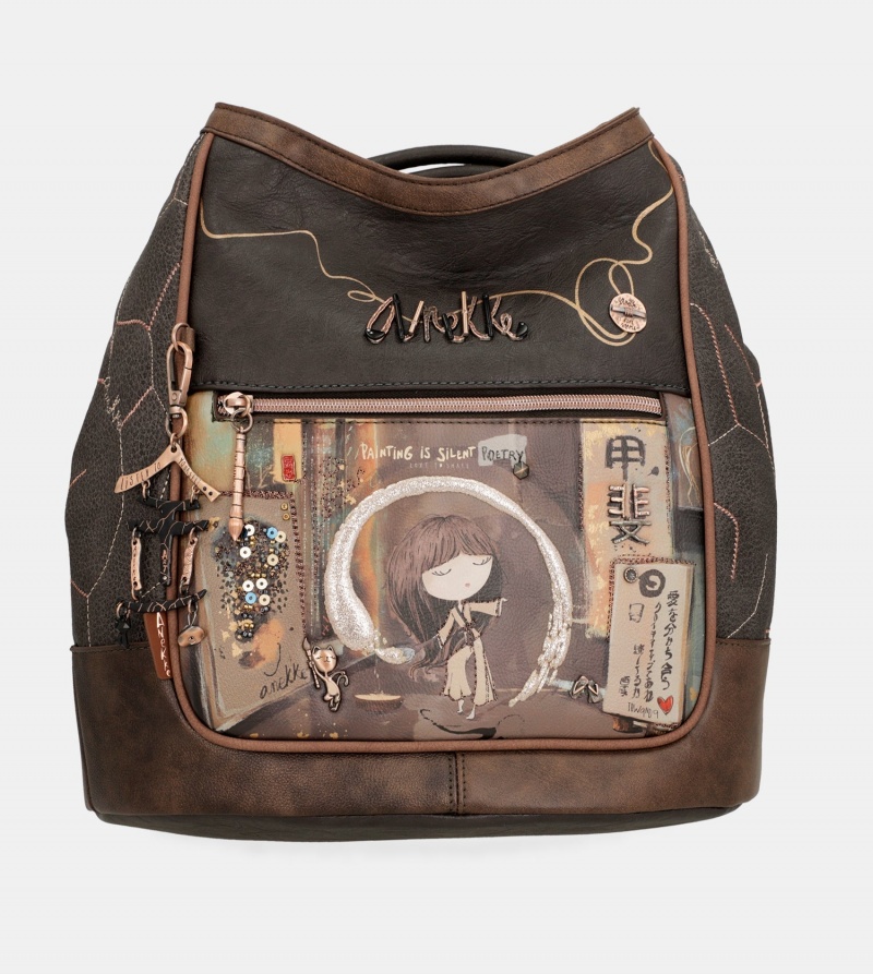 Bolsa De Hombro Anekke Shōen Convertible Mujer | 4713809-HZ