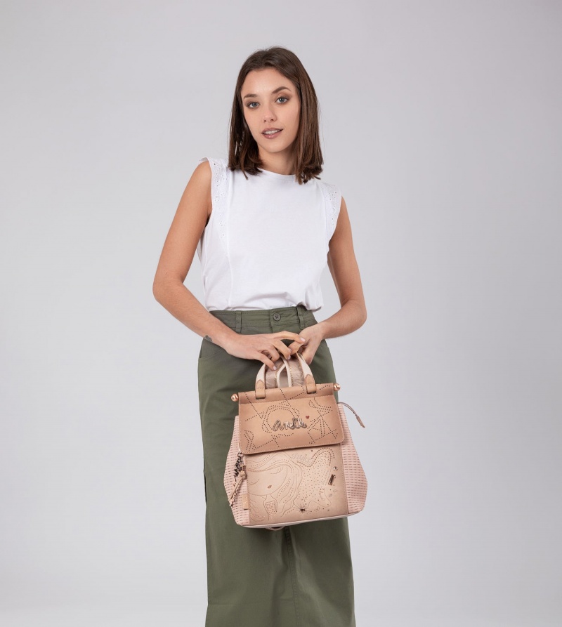 Mochilas Anekke Studio Nude With Flap Mujer | 9364807-RE