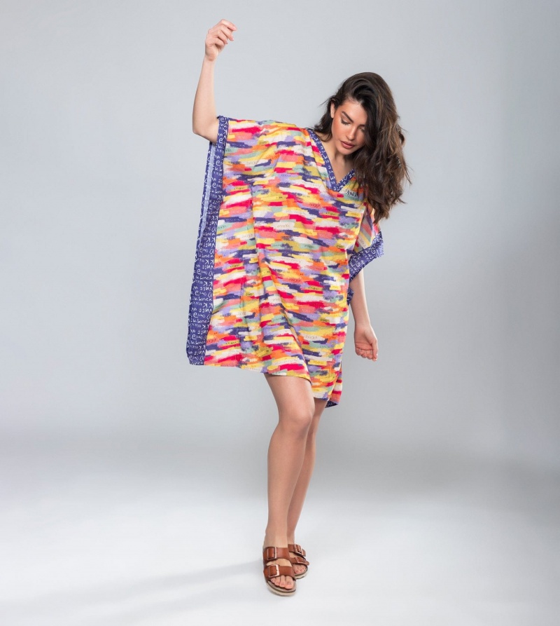 Vestido Anekke Kene Print Kaftan Mujer | 8906514-PC