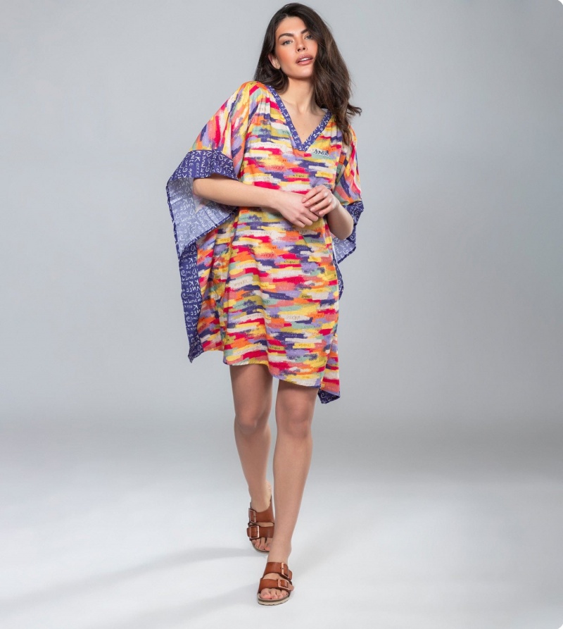 Vestido Anekke Kene Print Kaftan Mujer | 8906514-PC